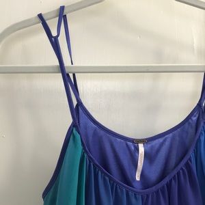 Free People Rainbow Sorbet Dress in Summer Sea